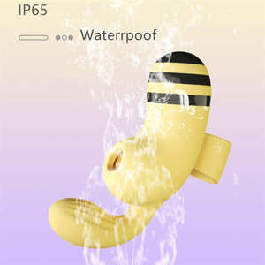 Adult Erotic Bee Shaped Vibrierender Fingerring Nippel Sauger Micro Clitoris Stimulator Saugen Vibrator für Frauen - Product Image 4