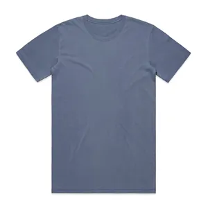20moq 100% Katoen Custom Kleurrijke Casual T-Shirt Ronde Hals Korte Mouw Gebreide Blanco T-Shirt Voor Mannen