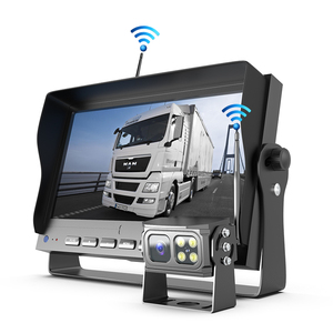 Cámaras para Automóviles con Visión Nocturna Delantera y Trasera, Kit de Cámara de Reversa con Detección de Movimiento para Autobús, Camión, Camioneta, Inalámbrico-N-1 Reverse B - Product Image 4