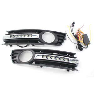 ไฟเดย์ไลท์ LED สำหรับงานนิทรรศการฮ่องกง พร้อมกรอบไฟตัดหมอก 12-16V สำหรับ Audi A4 B6 ปี 2001-2005 - Product Image 1