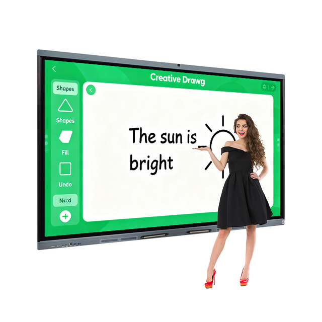 Factory Price 55 65 75 86 100 Inch LCD Digital Display Capacitive Classroom Touch Screen Whiteboard Interactive Smart Board