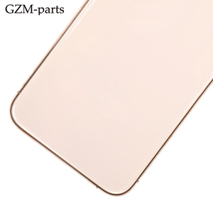 Per <span class=keywords><strong>iPhone</strong></span> XS <span class=keywords><strong>batteria</strong></span> porta posteriore posteriore telaio coperchio con cavo flessibile pulsanti laterali di ricambio - Product Image 6