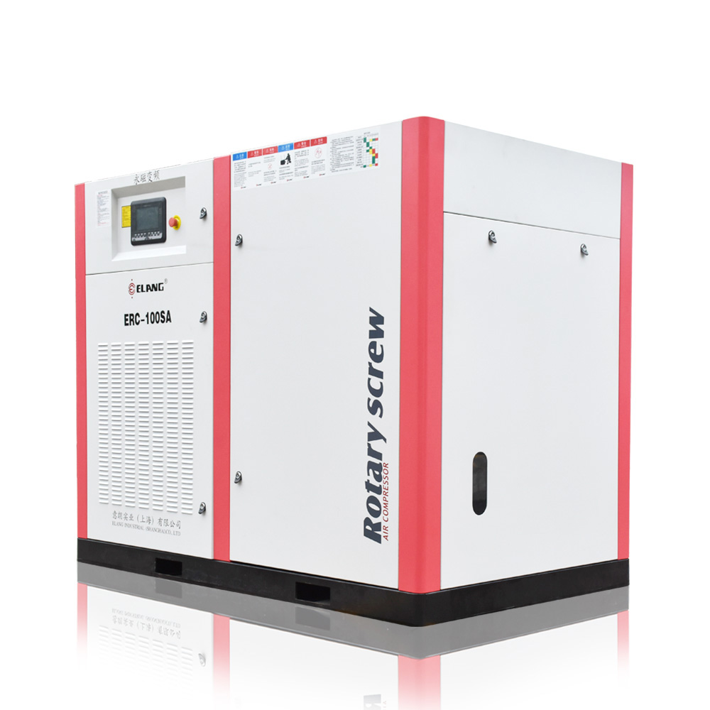 Сверхтихий поворотный винтовой воздушный компрессор PM, 100 л.с., 75 кВт, 5,4 пикселей, 13,6-м3/мин