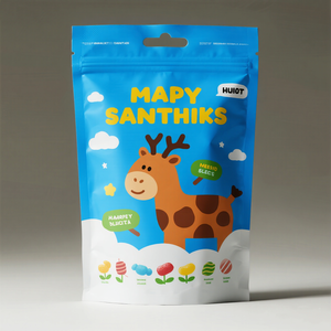 Sac Yinyang personnalisé pochette debout de qualité alimentaire avec fenêtre transparente trou européen pour bonbons saveur mélangée bonbons sac mylar - Product Image 4