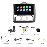 Untuk Ford Focus 2005-2014 Pemutar Multimedia Mobil Layar OLED Touchscreen GPS dengan WiFi Terintegrasi Android Auto Dukungan CD/MP3