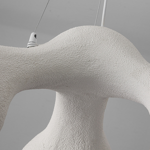 Lustres de <span class=keywords><strong>chevet</strong></span> minimalistes wabi sabi nordique wabi sabi luminaire <span class=keywords><strong>suspension</strong></span> lampes suspendues led <span class=keywords><strong>suspension</strong></span> moderne en blanc - Product Image 4