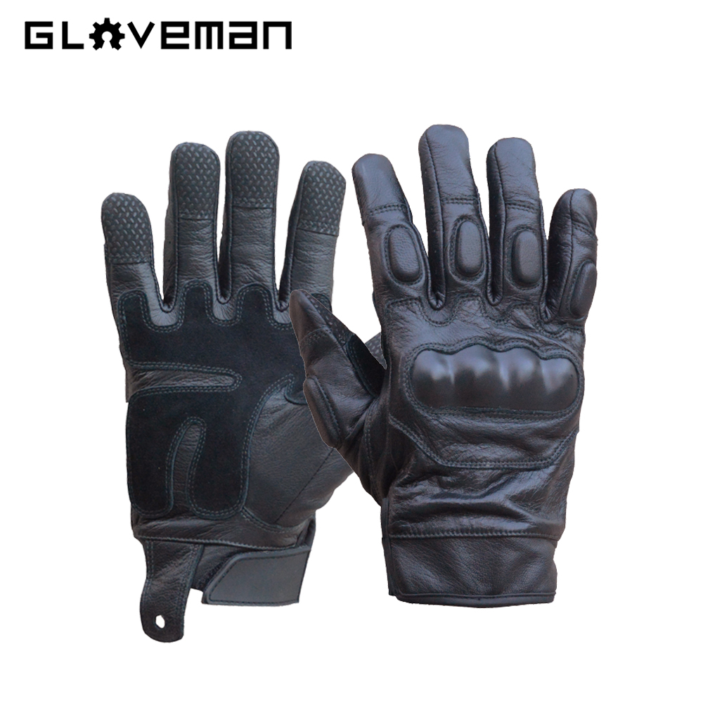 Перчатки для велоспорта GLOVEMAN из козьей кожи ТПР, ударопрочные, с сенсорным экраном, для мотоцикла и других видов спорта, зимние