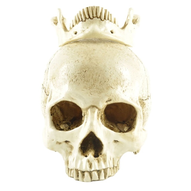 Custom Eco-Friendly Handmade Polyresin Hollow Human Head Mold Skeleton Handicrafts Resin Halloween Heads Home Decoration