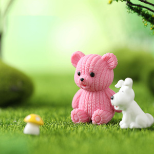 Mini Ositos de PVC en 8 Colores, Figuras de Ositos de Peluche en Miniatura, Animales Pequeños para Esconder en Jardines de Hadas, Accesorios para Manualidades, Decoración de Escritorio - Product Image 2