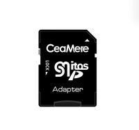 Ceamere Micro-SD-Kartenadapter für TF-Karten, tragbare Großpackung, Mini-Kunststoff-PP-Hülle für Tablet/Smartphone/Digitalkamera