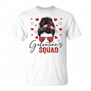 Camiseta para Mujer con Diseño de Moño Despeinado para el Día de San Valentín, Idea de Regalo Promocional - Product Image 2