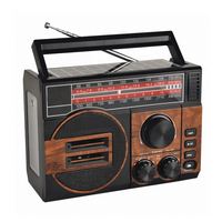 Radio rechargeable Bluetooth FEPE FP-259BT-S 2021 avec lecteur MP3 USB SD TF avec énergie solaire et lumière