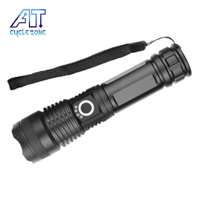 XHP50 ad alta potenza zoomabile torcia a LED impermeabile in alluminio ABS mater