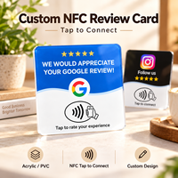 Carte NFC personnalisée en PVC avec logo et code QR pour partage de profil, idéale pour le réseautage professionnel et la promotion de votre boutique