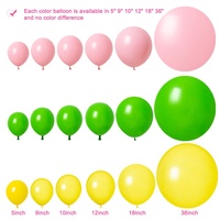 Globos-al-por-mayor infantiles feliz cumpleanos decoraciones mesa metalizados lateks globos de fiesta seti seti para fiesta