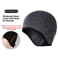 Gorro de Invierno de Poliéster Térmico con Protección UV, Cortavientos, Transpirable, Elástico y Ligero, para Ciclismo