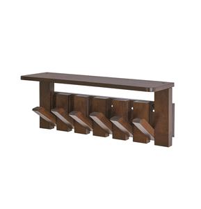 Perchero de Pared OEM de Diseñ<span class=keywords><strong>o</strong></span> Moderno, Ganchos Ocultos, Panel de Chapa de Madera de Roble Sólido, Perchero de Pared - Product Image 1