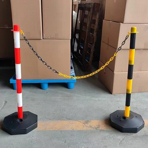ห่วงโซ่พลาสติกพีวีซีมีขาตั้งควบคุมความปลอดภัยสำหรับฝูงชน - Product Image 2