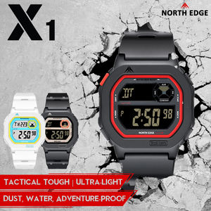 Envío Directo NORTH EDGE X1 Reloj Deportivo IP68 Pantalla Cuadrada de 42 mm Digital Unisex para Parejas 50M Cronómetro Cuenta Regresiva Alarma Reloj - Product Image 3