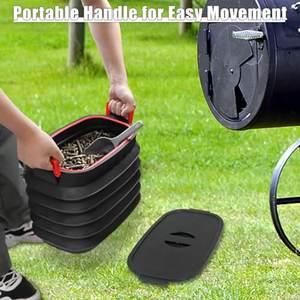 Conteneurs de stockage de granulés de bois avec Kit d'autocollants Scoop Poubelle/seau/conteneurs Fumeur Pellet Storage Grill Accessoire - Product Image 4