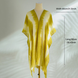 Copricostume da Spiaggia Tie-Dye per Donna, Nuovo Modello 2026, Kimono Boho Aperto sul Davanti, Sexy e Comodo - Product Image 2