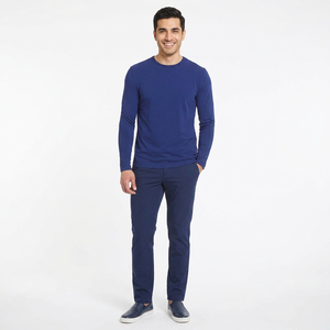 Camisetas Térmicas de Manga Corta para Hombre, 100% Algodón, Tejido de Punto, Color Sólido, Transpirables, de Secado Rápido, Ecológicas, 260g, Cuello Redondo, Corte Regular - Product Image 1