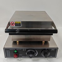 Machine à gaufres électrique antiadhésive en acier inoxydable multi-formes, qualité alimentaire, pour cônes et rouleaux d'œufs