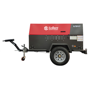 Compresseur d'<span class=keywords><strong>air</strong></span> portable diesel à vis pour la construction, 185CFM 375CFM, pour <span class=keywords><strong>marteau</strong></span>-<span class=keywords><strong>piqueur</strong></span>, démolition de béton et battage de pieux - Product Image 4