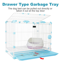 Pour les caisses de Cage de Transport de charge supérieure de vélo Portable transporteur souple petit chien pliable réversible tapis lavables caisse pour animaux de compagnie