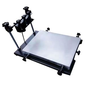 Small Manual Gear Screen Printing Machine Solder Paste Ink <b>Printer</b> Handprint <b>Pad</b> Workbench Portable Screen <b>Printers</b> Table 1 Year - Product Image 1
