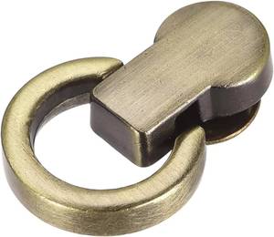 Remaches de bola, remaches de tornillo, botones de poste con anillo en D para conector de cadena de bolso, manualidades de cuero DIY - Product Image 3