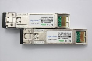 TBD-SFP+-EH27/33 TOP-TRANS 10G SFP+ BIDI 1270nm/1330nm 40km 60km Single Mode Fiber 10GBASE-LR/LH SFP Module Simplex <b>LC</b> DDM 3-Yea - Product Image 3