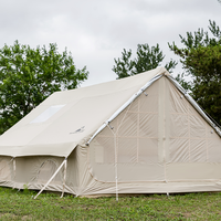 Nouvelle conception de yourte de luxe pour le camping en plein air, glamping 4 saisons, 5 à 12 personnes, familiale, en Oxford imperméable, installation facile, grande tente cloche