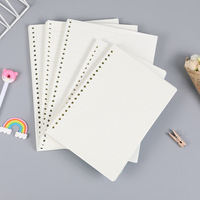 Nouveaux carnets à spirale classiques à 20/26/30 trous, feuilles de papier de rechange pour reliure à spirale, papeterie A4 A5 B5, 60 feuilles/sac