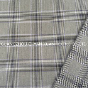 جديد البوليستر دنة مزيج الايطالية منقوشة دعوى الرجال معطف المورد النسيج - Product Image 3