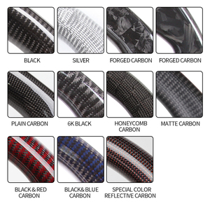 Fibre de carbone de qualité supérieure pour housse de <span class=keywords><strong>volant</strong></span> en cuir, logo personnalisé, design sportif et luxueux pour Chery Tiggo 7 Pro/TIGGO 8 Plus - Product Image 5
