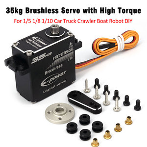 Moteur RC E-power DS535 GS 1/8 1/10, couple de coupure 35 kg, 6,0-8,4 V, en aluminium sans noyau magnétique, pièces RC métalliques - Product Image 6