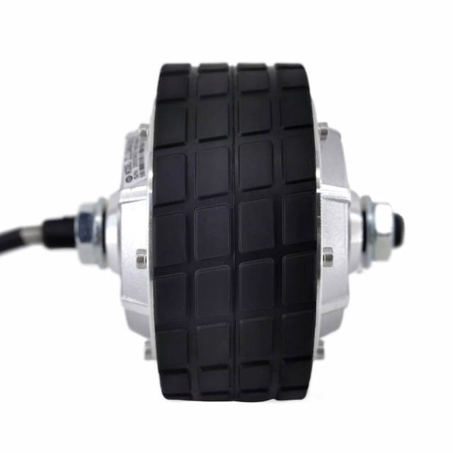 ZLTECH Digital Electric 4.5Inch 250W 24V 6N.m 8.5A 300RPM Brushless DC Wheel Hub Servo Motor for AGV Robot