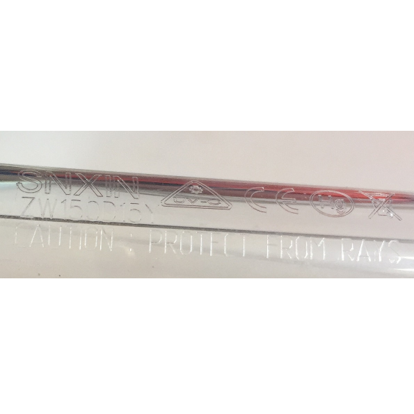 УФ-фильтр, Кварцевая стеклянная трубка для ультрафиолетовой лампы, индивидуальный внутренний наружный диаметр, толщина, длина