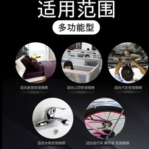 ประแจบล็อกไร้สาย 1/2 นิ้ว 18 โวลต์ แบตเตอรี่ลิเธียมไอออน ระดับมืออาชีพ สำหรับซ่อมแซมบ้าน รถยนต์ และงานก่อสร้าง - Product Image 2