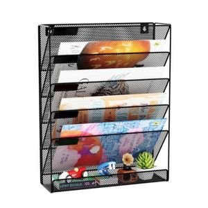 Metal Crafts Stackable 5 Tier Desktops Document <b>Tray</b> Holder Mesh <b>File</b> <b>Trays</b> Iron Wire for School Office Supplies - Product Image 1