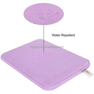 Lilac Neoprene máy tính xách tay tay áo trường hợp chống nước Túi máy tính phong cách đơn giản - Product Image 3