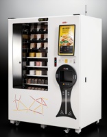 LE221B Distributeur automatique de nourriture entièrement automatique avec micro-ondes chauffant pour aliments surgelés