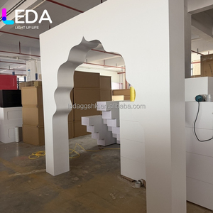 LEDA Modern Open Arch <b>Backdrop</b> <b>Stand</b> Double Pvc Square Shaped Wall Event <b>Backdrop</b> Party Frame <b>Stand</b> - Product Image 6