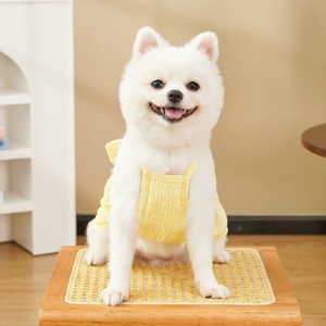 Robe d'été princesse pour chien, à volants superposés, avec nœud décoratif, jupe à bretelles pour chiot, vêtements pour petits chiens (Pomeranian, <span class=keywords><strong>Chihuahua</strong></span>) - Product Image 2