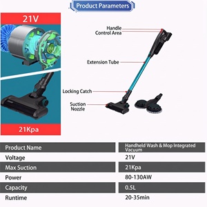 Aspiración, fregado eléctrico de suelos, eliminación de polvo eléctrica – cepillos de mano, aspiradoras domésticas, herramientas eléctricas - Product Image 2