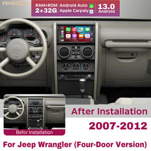 <span class=keywords><strong>Radio</strong></span> para Auto de 9 Pulgadas para Jeep Wrangler jk2007-2012, CarPlay Inalámbrico, GPS/dsp/Cámara de Reversa AHD, <span class=keywords><strong>Radio</strong></span> Android13, Reproductor de DVD para Auto, Estéreo para Auto - Product Image 1