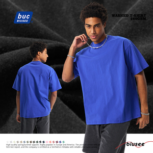 Yüksek kaliteli % 100% pamuk boş t-shirt özel grafik baskı erkekler asit yıkama T Shirt - Product Image 3