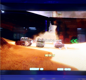 Prezzo di fabbrica schermo da 42 pollici 3D Post apocalittico caos Racing simulatore giochi Arcade a gettoni - Product Image 6