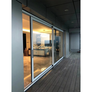 Pháp đương đại nhôm cửa trượt Hướng dẫn sử dụng hẹp phân vùng kính mỏng cho phòng ngủ hiện đại hoặc thiết kế nội thất phòng tắm - Product Image 3